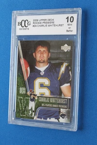 2006 UPPER DECK ROOKIE PREMIERE CHARLIE WHITEHURST #24 BCCG 10 - Picture 1 of 3