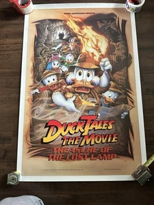 DUCK TALES THE MOVIE Doppelseitiges Filmplakat 1990 WALT DISNEY Buena Vista Bilder - Bild 1 von 6