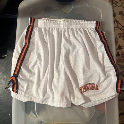 UVA Virginia Cavaliers Shorts Mincer's Vintage 90s Men's Extra Large White - Image 1 of 4