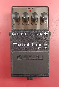 BOSS ML-2 Metal Core Distortion Guitar Effects Pedal Used - Picture 1 of 6