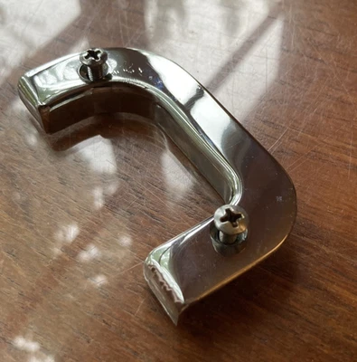 Panel puerta lado conductor izquierdo mercedes-benz w123 w126 pestillo bisel cromado moldura 300d Foto 1 de 2