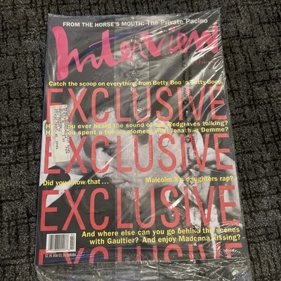 INTERVIEW MAGAZINE -- FEBRUARY 1991 --  AL PACINO COVER - Image 1 of 2