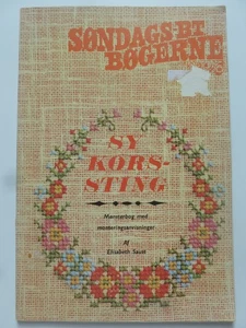 SY KORS-STING – Danish cross stitch patterns– Vintage 1960's Embroidery Patterns - Picture 1 of 16