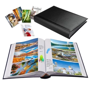 Photo Album 4x6 Photos Hold 402 Pockets with Memo Slip-in Pockets Photo Book,... - Picture 1 of 7