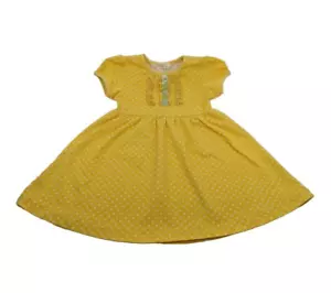 Vestido Matilda Jane Sun Flare Talla 2 La Aventura Comienza Amarillo con Lunares Blancos - Imagen 1 de 4