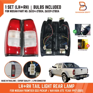 Tail Light Rear Lamp FIT Nissan Navara D22 Pickup 97-05 26554-2TB0A 26559-2TB0A - Picture 1 of 11