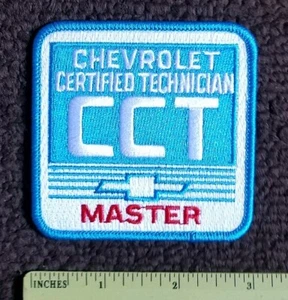 Chevrolet Certified MASTER Technician CCT Automotive Patch Chevy Logo New - Picture 1 of 4