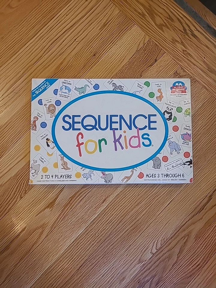 Vintage 2001 SEQUENCE For Kids Family Card Board Game COMPLETE EXCELLENT 2689 - Image 1 of 1