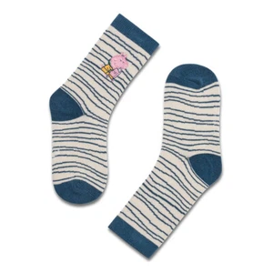 Koaa Peppa Pig “Cozy Corner” Easy Socks Kids Leisure Socks Embroidery Unisex - Picture 1 of 6