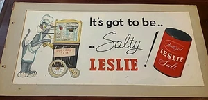 LESLIE SALT Lot 5 Original Advertising Art Billboard Sign Illustratrations - Picture 1 of 7