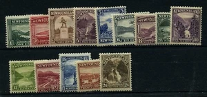 NFLND 1923-24 Pictorial set, mtd mint, some values faulty. SG149-62 - Picture 1 of 1