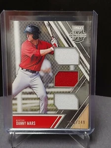 2017 Elite Extra Edition Triple Materials Silver #19 Danny Mars 141/149 - Picture 1 of 3