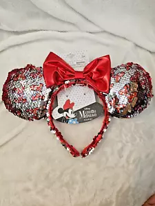 Archetto Disney Topolino Minnie Orecchie - Rosso/Argento - Foto 1 di 3