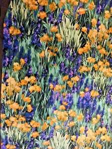 Meadowlands By Moda HTF Fields of Purple Yellow Wild Flowers  Quilt Fabric BTFQ - Picture 1 of 5