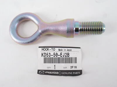 Gancho de remolque para parachoques trasero genuino OEM Mazda KD53-50-EJ2B Foto 1 de 4