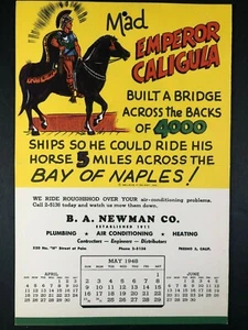 Ripley's Believe It Or Not - Calendar Advertising May 1948 - Emperor Caligula - Picture 1 of 3