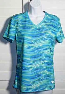 Reel Legends Ocean Waves Print Rash Guard Top Size XS NWOT - Picture 1 of 2