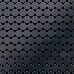 Mosaik Fliese massiv Metall Rohstahl gewalzt grau 1,6mm stark Dollar-RS - Picture 1 of 3