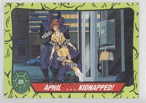 1990 Topps Teenage Mutant Hero Turtles Ireland April Kidnapped! #25 0b5