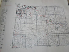 1961 WASHITENAW County MI MICHIGAN CONSERVATION MICHIGAN DNR MAP