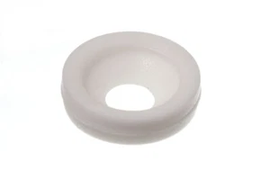 500 x Schraubbecher-Abschlussscheiben weiß 13 mm x 3 mm | Onestopdiy Neu - Bild 1 von 1