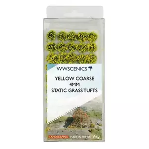 WWS Yellow Foliage | Self-Adhesive Static Grass Tufts x 100 | for Model Scenery - Picture 1 of 38