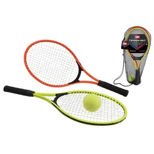 Juego de tenis M.Y Royal Court - Nuevo en paquete - Raquetas de metal y raquetas de pelota para dos jugadores - Imagen 1 de 3