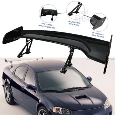 For Dodge Stratus Turbo 57 Inch GT Style Adjustable Rear Trunk Spoiler Wing Lip Foto 1 de 4