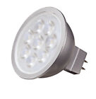 Satco Lighting S9498 Single 6.5 Watt Dimmable MR16 GU5.3 LED Bulb - Silver