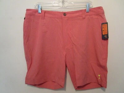 Pantalones Cortos Margaritaville Para Hombres 4 Vías Elastizados Secado Rápido Coral Mar Profundo Talla 38 W X 7 L Foto 1 de 4