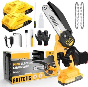 Cordless Chainsaw for DeWALT 20V Max Battery 6-Inch Hand-held Mini Pruning Saw - Picture 1 of 8