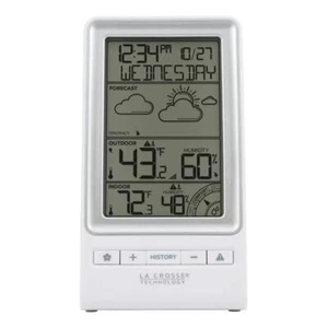 Forecast Station Wireless Digital Sensor Monitor Temperatures Customizable Alert - Picture 1 of 7