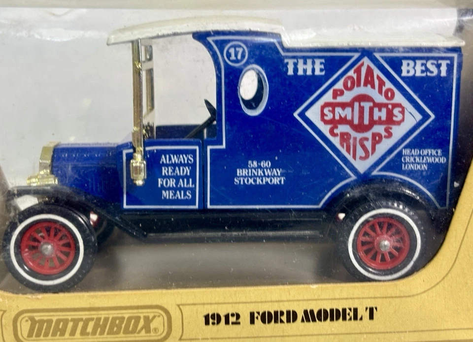 Matchbox Models of Yesteryear Y-12 1912 Ford Model T Van Smith’s Crisps 1978 - Image 1 of 4