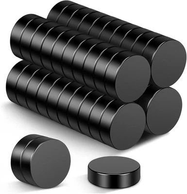 BESUCHE DEN WUKONG-STORE Wukong Neodym Magnete Schwarze Kleine Magnete, 8X3Mm | 40 Stück Mini Stark Magne