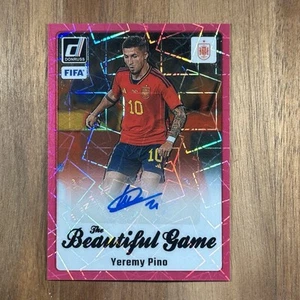 2023-24 Donruss Fútbol Yeremy Pino El Hermoso Juego Automático Rosa Velocidad Prizm - Imagen 1 de 2