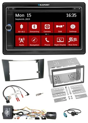 Blaupunkt Lenkrad DAB TMC 2DIN USB Bluetooth Navigation für E-Klasse Mercedes W2 - Bild 1 von 4