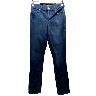 Jeans DKNY Para Mujer 6 Azul Lavado Oscuro Soho Ajustados 5 Bolsillos Elastizados Jean Denim Usado en Excelente Condición Foto 1 de 4