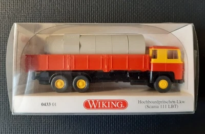 WIKING 0433 01 - SCANIA 111 LBT Hochboardpritschen-LKW  (Modellauto H0 1:87) - Bild 1 von 2