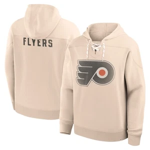 Men's Fanatics Cream Philadelphia Flyers Vintage Hoodie - Picture 1 of 3