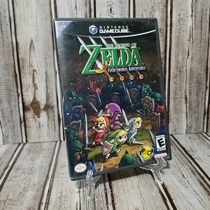 The Legend of Zelda: Four Swords Adventures (GameCube, 2004) Estuche e insertos SOLO - Imagen 1 de 6