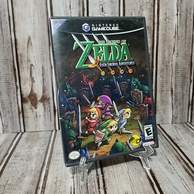 The Legend of Zelda: Four Swords Adventures (GameCube, 2004) Case & Inserts ONLY - Image 1 of 4
