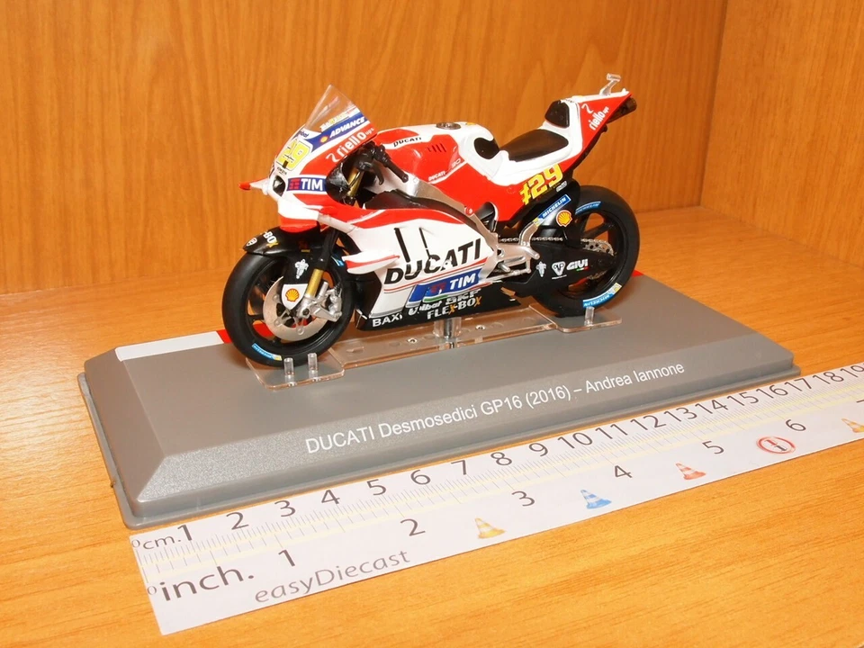 DUCATI DESMOSEDICI GP16 2016 ANDREA IANONNE 1/18 MOTO-GP TIM 29 - Immagine 1 di 1