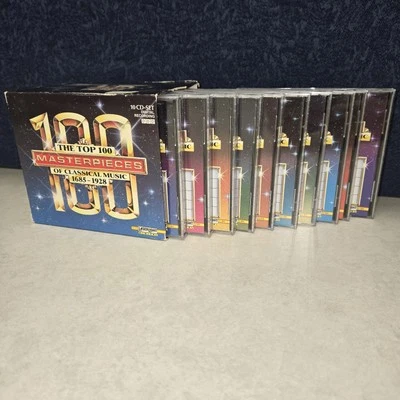 ТОП 100 ШЕДЕВРОВ КЛАССИЧЕСКОЙ МУЗЫКИ 1685-1928 10 CD том в коробке набор 806 - Изображение 1 из 4