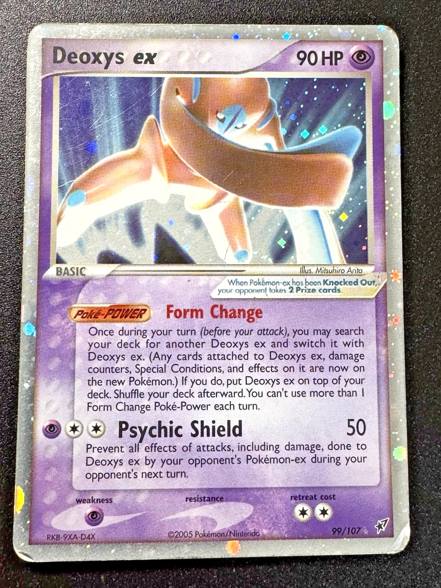 Pokémon TCG EX Deoxys Ultra Rare Individual Collectible Card