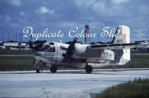 US Navy C-1A Trader 146035, Japan 1976, Dup Farbdia, Fliegerflugzeug - Bild 1 von 1