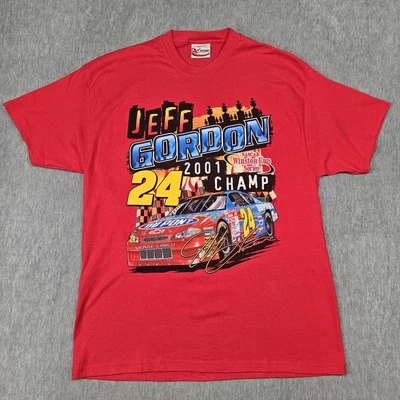 Camisa De Colección Jeff Gordon Grande 2001 NASCAR Campeón Winston Cup Series Chase Foto 1 de 4