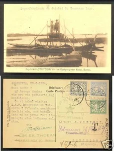 Koetai Esperanto Kalimantan Borneo Indonesia due to mixed franking 3 stamps 1934 - Picture 1 of 3
