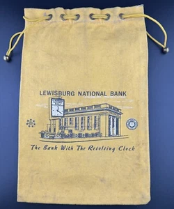 Vintage Banktasche Lewisburg National Bank Pennsylvania - Bild 1 von 10