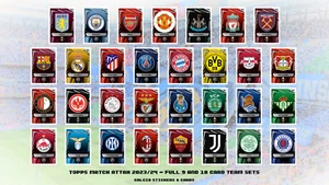 Topps Match Attax 2023/24 2024 Full 9 & 18 Card Team Sets Select Your Set - Picture 1 of 31