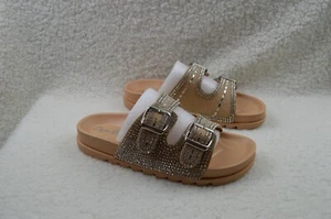 Sandali piatti Cape Robbin Becky con cinturino e fibbia con strass (Becky) taglia 6 - Foto 1 di 5